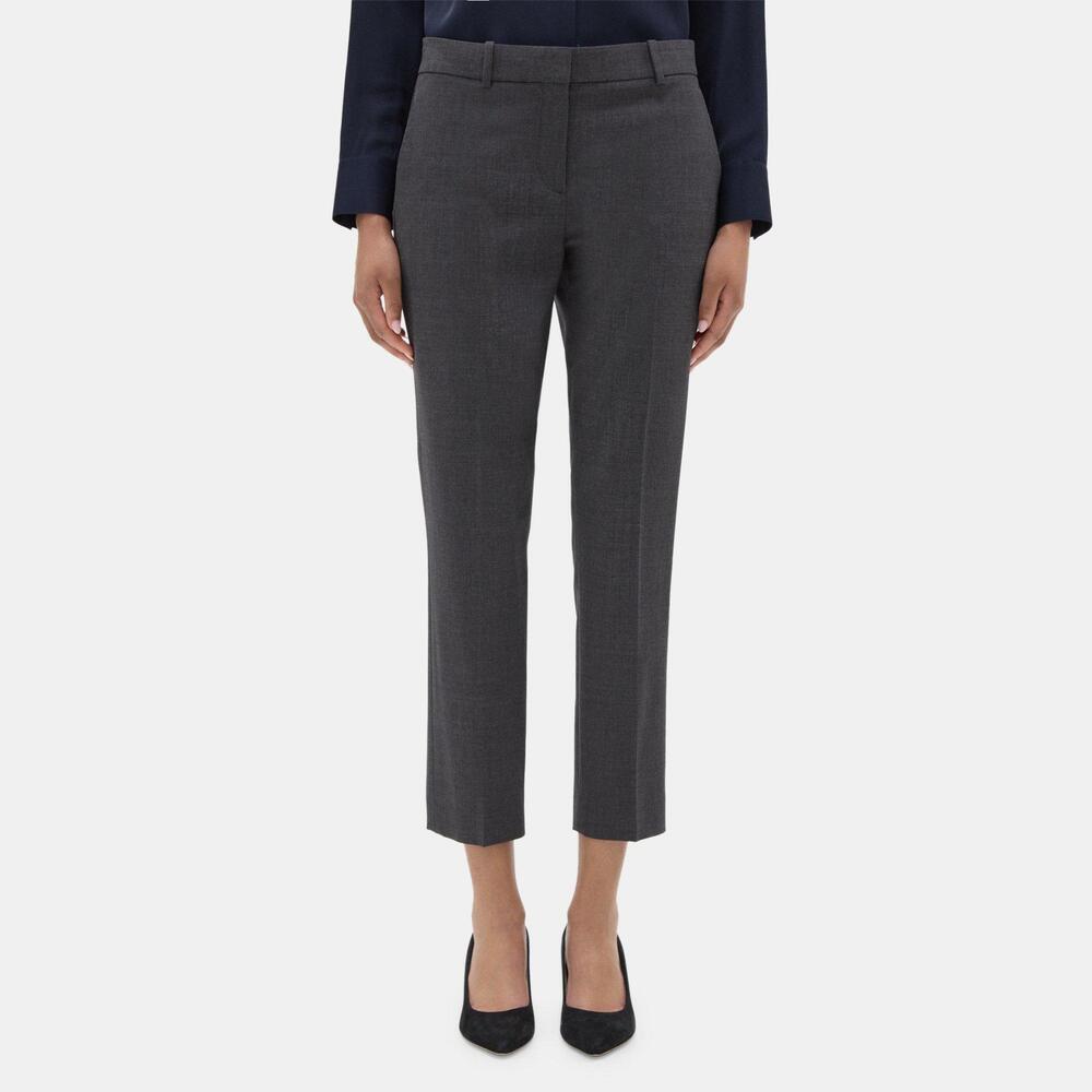 Classic Crop Pant in Sevona Stretch Wool